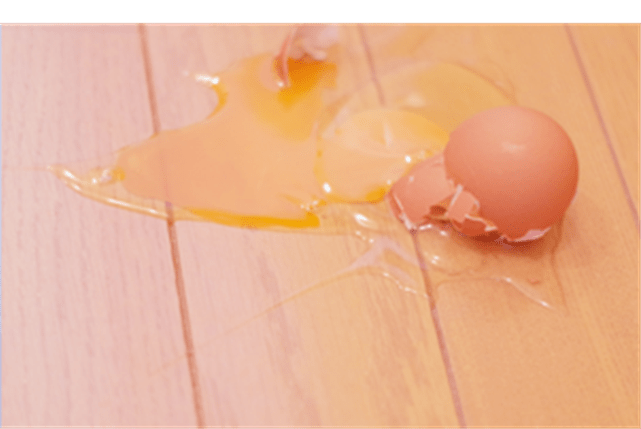 参考　アウトサイドインのメタファーとしてよく用いられる破れた卵